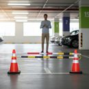 Premium Economy Retractable Cone Barrier in Multiple Colors for Effective Area Cordon Off