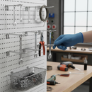 Professional Euro Peg Board Hooks - Versatile Space-Saving Hanging Solution for Bagged and Boxed Items