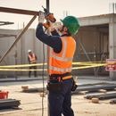 Premium Safety Helmet with Mid Peak and Wheel Ratchet Adjustment
