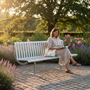 Premium Heavy Duty 1.8m Steel Bench Seat for Public Spaces - Durable, Low Maintenance, Aesthetic Design