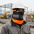 Premium High-Visibility Head and Face Warmer for Construction with Face Covering and EN 471 Compliance
