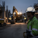 Premium High-Visibility Reflective Sticker Kit for Industrial Hard Hats - Ensures Safety in Low Light Conditions