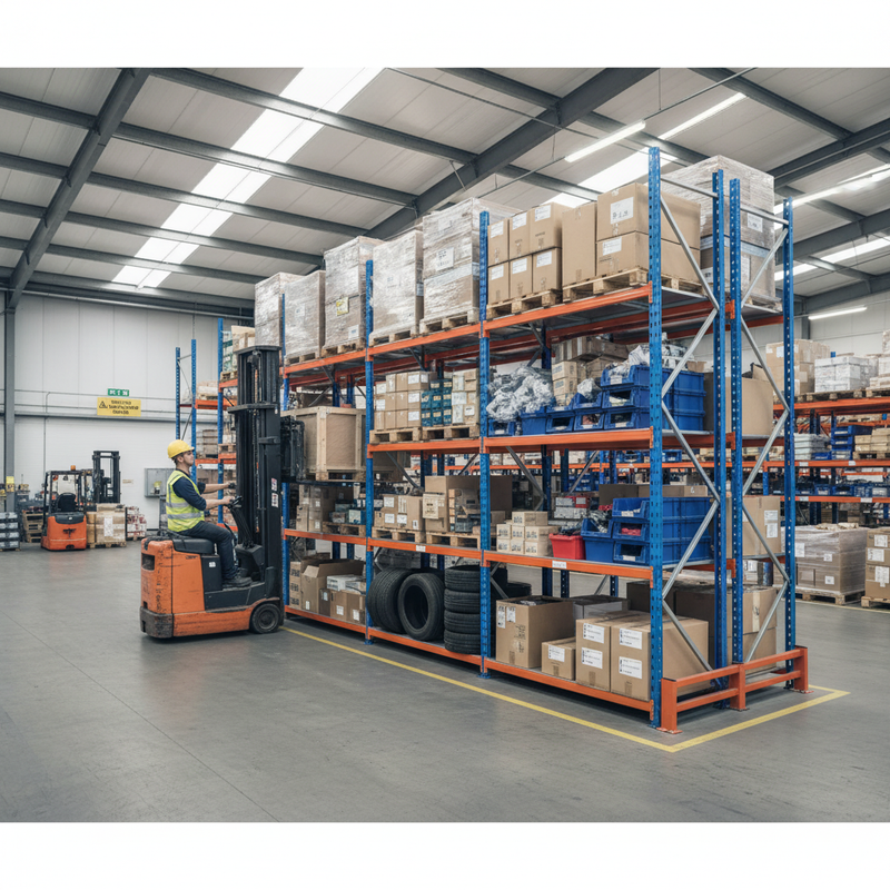 Heavy Duty Industrial Shelving - 2440mm High - 340kg Capacity - Steel