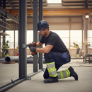 Premium Hi-Vis Trousers 4-Way Stretch Fabric with CORDURA Reinforcement for Comfort and Durability