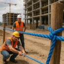 10mm Blue Polypropylene 3-Strand Rope 30m Coil – Strong 3-Strand Twisted Split-Film