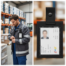 Premium Fire Retardant Detachable ID Card Pocket for Protective Clothing - High-Quality Professional Grade for Industrial and Commercial Applications