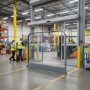 Premium Automatic Door Safety Barrier - Floor to Floor with Toughened Glass and Custom Finish Options
