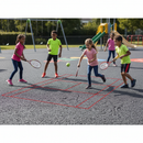 Professional Playground Tennis Court Marking - Durable and Colorful Outline for Active Play and Training