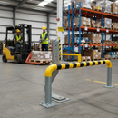 Professional Bolt Down 610mm X Spring Armco Barrier Post - Galvanised Steel with Flex Design for Impact Resistance