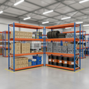 Premium Industrial Shelving - 1980mm High - 800kg Capacity - Steel Construction