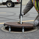 Professional Replacement Bolt Set for Manhole Safety Equipment – Includes Aluminium Pins and Clamping Knobs