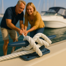 10mm White Polypropylene Rope 3 Strand - 100m Weatherproof Coil