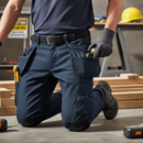 Premium Lightweight Work Trousers with Holster Pockets, Water-Repellent Ultimate Stretch Fabric and Reinforced Cordura for Durability