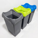 Set of 3 Open-Top Recycling Bins – 50 Litre Capacity (view 2)