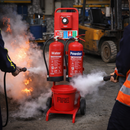 Compact Trolley Bundle – 9kg Extinguishers – Flat-Pack – Industrial Use