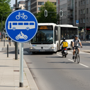 Premium Post Mount Sign for Buses, Cycles, and Motorcycles - Durable Design for Restricted Access