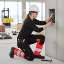 Professional Durable Hi-Vis Women's Trousers with Stretch Panels and Holster Pockets for Flexibility and Comfort