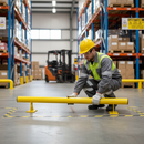 Premium Raised Collision Rail with Modular Design and Powder-Coated Finish for Enhanced Protection in High Traffic Areas