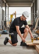 Premium Heavy Duty Stretch Loose Fit Work Shorts with Durable Reinforcement and Ample Storage Options