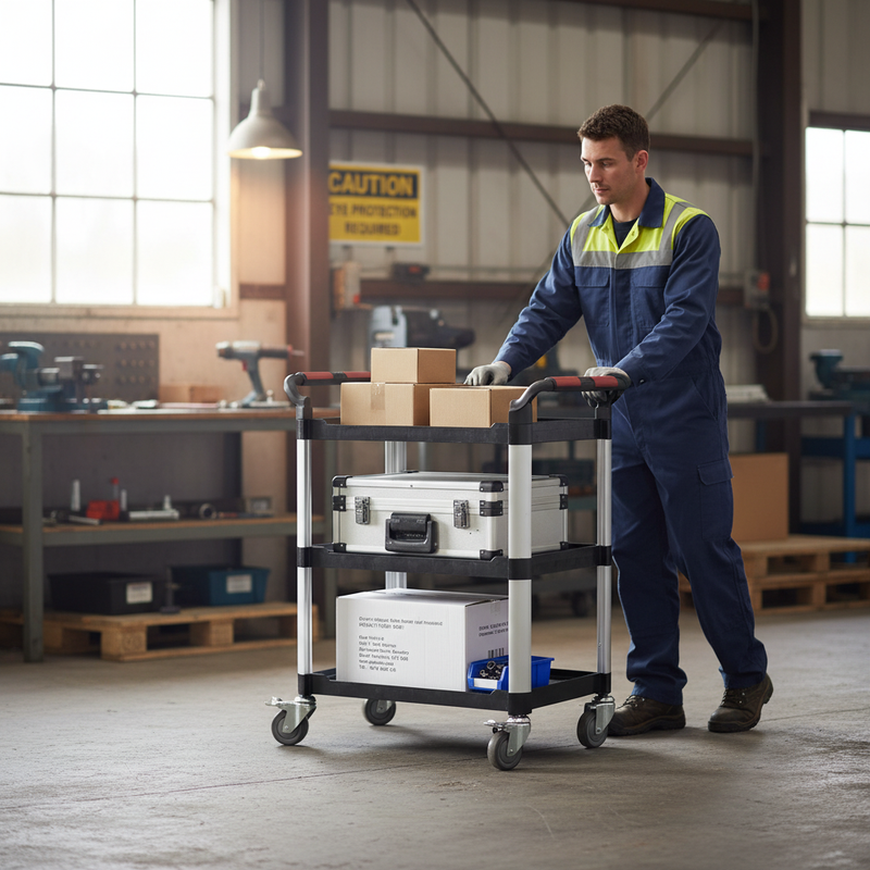 Heavy Duty Tray Trolleys - 100/150kg Capacity for Versatile Use