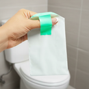 Premium Sanitary Disposal Bags - Opaque, One-Handed Opening, 100 Pack Made from Sugarcane and Recycled Materials