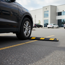 Premium 1200mm Rubber Wheel Stop with Fixings for Parking Safety