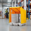 Heavy Duty Framed Cover for Spill Pallet - Protects 4x205L Drums