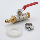 ½in BSP Tap Kit with Lever Tap and Brass Fittings (view 2)