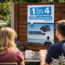 Mental Health Awareness Poster – 420mm x 594mm – Durable Synthetic Paper – Indoor/Outdoor Use