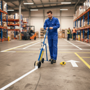 Professional Heavy Duty Paint Line Marking Set - Fast-Drying 750ml for Concrete, Asphalt, and More with Applicator for Precision Marking