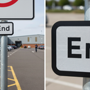 Premium End Supplementary Plate for Road Signage - Customizable Dimensions for Traffic Management