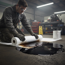 Premium Double Weight Oil and Fuel Perforated Absorbent Rolls 38cm x 39m - Poly Pack (Pack of 2)