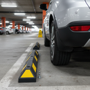 Premium Heavy Duty Rubber Wheel Stop 1800mm with Fixings for Parking Control - High-Quality Professional Grade for Industrial and Commercial Applic...