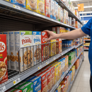 Premium Shelf Front Wire Riser in Chrome Finish - Stylish and Functional Safety Solution for Shelving Units