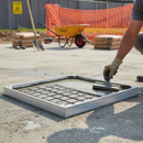 Premium Double Sealed Aluminium Manhole Cover with Recessed Design for Grass or Pavers - 68mm Tray Depth