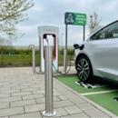 Premium Stainless Steel EV Charging Point Protection Bollard 1000mm - Durable, Aesthetic Design for Vehicle Impact Resistance