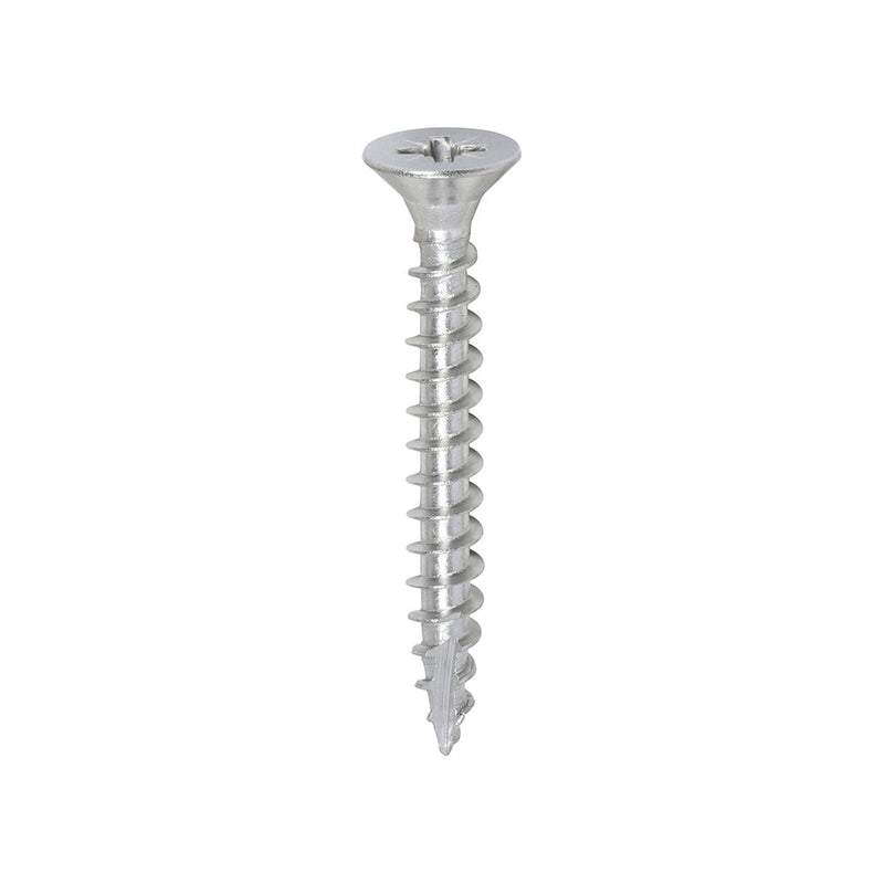Classic Multi-Purpose Screws - PZ - Double Countersunk - A2 Stainless Steel - 5.0 x 40