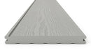 Solid Scalloped Grooved Composite Board 4.8m Light Grey (view 2)