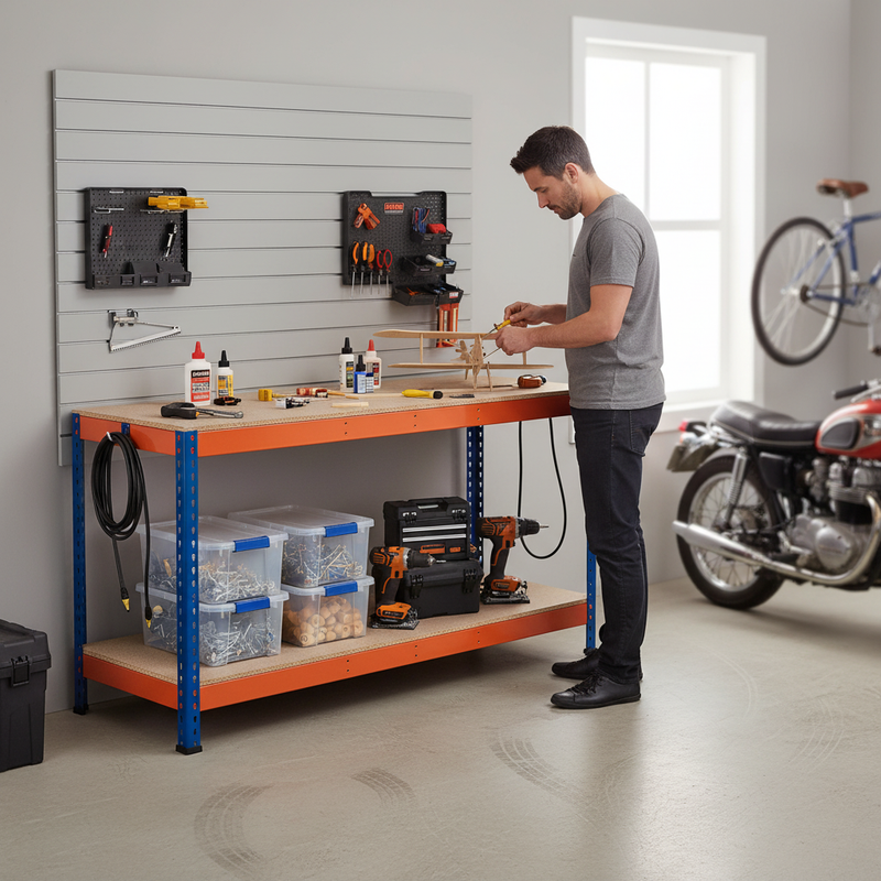 Professional Workbench - 915mm High - 400kg Capacity - Chipboard