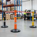 Premium Retractable Barrier Post and Kit with 9m Belt for Indoor and Outdoor Use