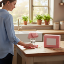 Premium Compostable Cleaning Cloths - 100% Viscose, Biodegradable, Food Safe, Color-Coded for Hygiene (Pack of 50)