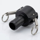 2in Hose Barb Cam Lever Coupler, Polypropylene, Stainless Steel (view 2)