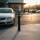 Premium Plastic Bollards with Steel Core for High Impact Protection in Traffic Control & Safety