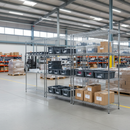 High-Performance Chrome Wire Shelving Unit - 2130mm High - 300kg Capacity