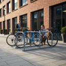 Premium Heavy Duty Cycle Rack with Galvanised Finish for Secure Double-Sided Storage