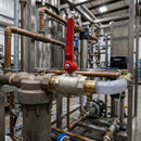 1-1/2in BSP Lever Ball Valve, Plated Brass, 20 Bar, 103mm