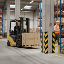 Premium Right Angle Rubber Corner Guard for Wall and Machinery Protection - High-Visibility Safety Solution