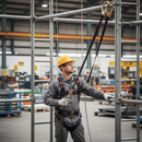 Premium Twin Fall Arrest Kit with Two-Point Harness and 2m Lanyard for Enhanced Safety