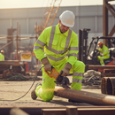 Premium Heavy Duty Hi Vis Yellow Coveralls with Stain-Resistant Teflon Coating and EN ISO 20471 Class 3 Compliance