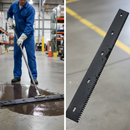 Premium Replacement Serrated Nitrile Blade for High-Performance Floor Squeegee with Easy Installation